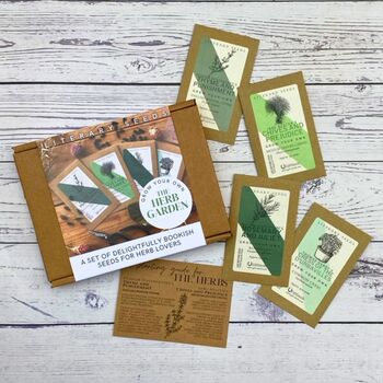 Literary Seeds: The Herbs Set Of Four Seed Packets, 2 of 5