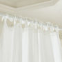 Linen Stone Washed Curtains With Ties, thumbnail 10 of 10