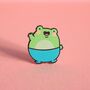 Frog Enamel Pin | Cute Pin Badges, thumbnail 4 of 5