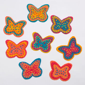 Garland Felt Craft Kit Eight Butterflies, 3 of 4