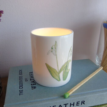 Snowdrop Tealight Candle Holder, 5 of 11