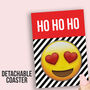 Smiley Emoji Pvc Coaster Stocking Filler Secret Santa, thumbnail 1 of 3