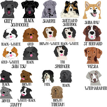 Personalised Dog Bandana, All Breeds Available, 8 of 11