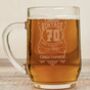 Personalised 70th Birthday Pint Glass, thumbnail 2 of 8