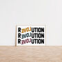 Revolution Retro Love Wall Print, thumbnail 3 of 6