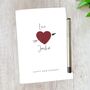 Personalised Wedding Anniversary Card Cupid's Bow, thumbnail 2 of 6