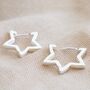Star Hoop Earrings, thumbnail 2 of 8