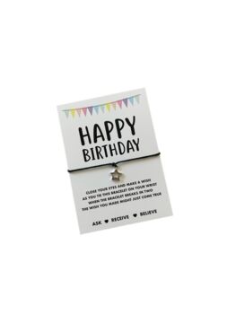 Happy Birthday Wish Bracelet | Birthday Gift | Birthday Card, 7 of 7