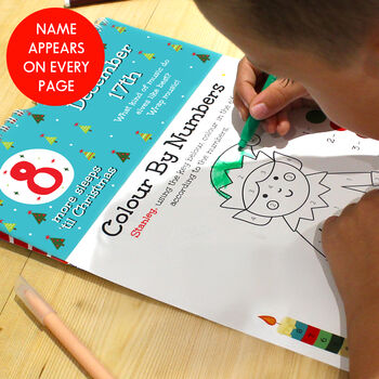 Personalised Christmas Activity Advent Calendar For Kids, 5 of 8