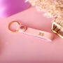Personalised Pink Keyring For A First Home, thumbnail 2 of 6