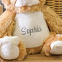 Personalised Sloth Toy Teddy Bear Gift For Children, thumbnail 2 of 6