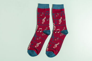 Pizza Bamboo Socks Letterbox, 2 of 2