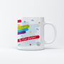 Rainbow Liverpool Mug, Liverpool Skyline, Pride, thumbnail 4 of 5