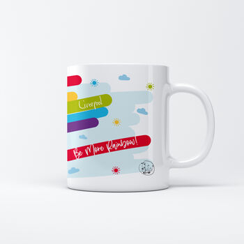 Rainbow Liverpool Mug, Liverpool Skyline, Pride, 4 of 5