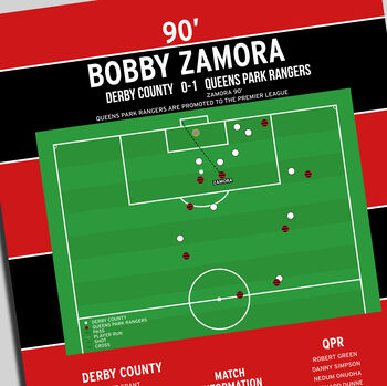 Bobby Zamora Championship Play Off Final 2014 Qpr Print, 2 of 2