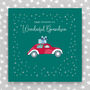 Large Happy Christmas Wonderful Grandson Card, thumbnail 1 of 3