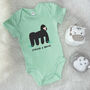 Strong And Brave Gorilla Jungle Babygrow, thumbnail 1 of 10