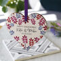 Happy Engagement Wooden Heart Decoration Gift, thumbnail 6 of 12