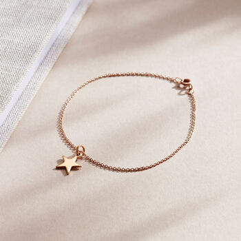 Personalised Initial Star Charm Bracelet, 9 of 10