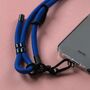 Cobalt Blue Adjustable Phone Strap Universal Crossbody Rope Lanyard, thumbnail 2 of 3