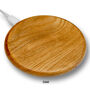 Personalised Premium Solid Wood Wireless Charger, thumbnail 5 of 12