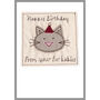 Personalised Cat Father's Day Card For Dad / Grandad, thumbnail 3 of 12