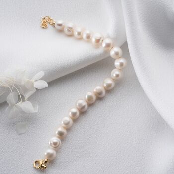 'Timeless Elegance' Freshwater Pearl Bracelet, 6 of 8