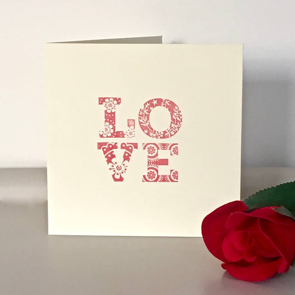 Handmade Love Anniversary Card, 1 of 4