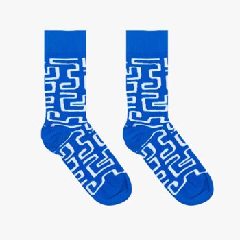 Karo Blue Socks, 3 of 3