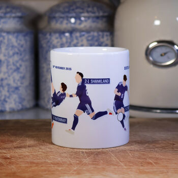 Scotland Vs Denmark Football Mug, 3 of 5
