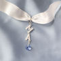 Personalised Something Blue Bride And Groom Charm, thumbnail 3 of 9