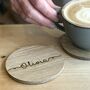 Personalised Wooden Name Coaster, thumbnail 1 of 2