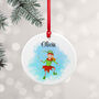 Personalised Playful Elf Christmas Ornament, thumbnail 1 of 9
