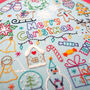 24 Days Of Advent, Christmas Embroidery Kit, thumbnail 5 of 7