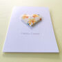 Personalised Happy Easter Origami Daffodil Heart Card, thumbnail 3 of 6