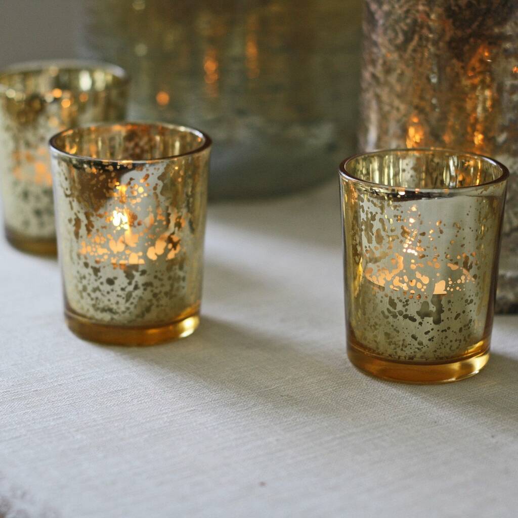 Antique Gold Tealight Holder By The Wedding of my Dreams ...