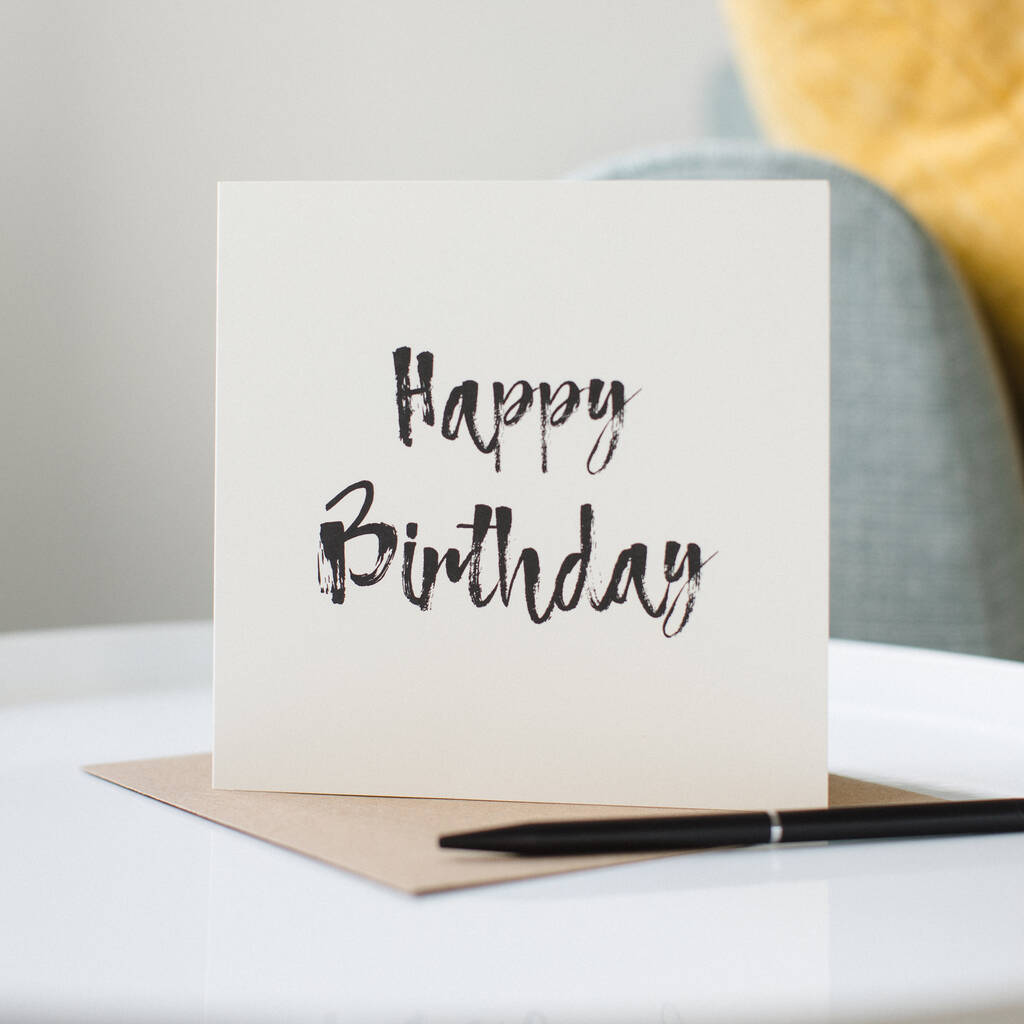 Happy Birthday Card By Equipp | notonthehighstreet.com