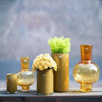Glass Candleholder Vase Cylinder Three By Dut Z, 3 of 9