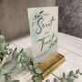 Botanical Personalised Love Is Sweet Sign Opaque, thumbnail 4 of 6