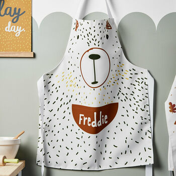 Children's Personalised Bear Apron, 2 of 4