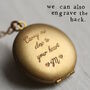Forget Me Not Locket Necklace, thumbnail 5 of 9