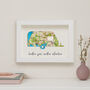 Personalised Map Location Caravan Father's Day Card, thumbnail 2 of 7