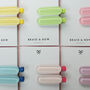 Colourful Set Of Two Non Crease Hair Clips, thumbnail 3 of 11