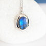 Personalised Labradorite Locket In Sterling Silver, thumbnail 1 of 12