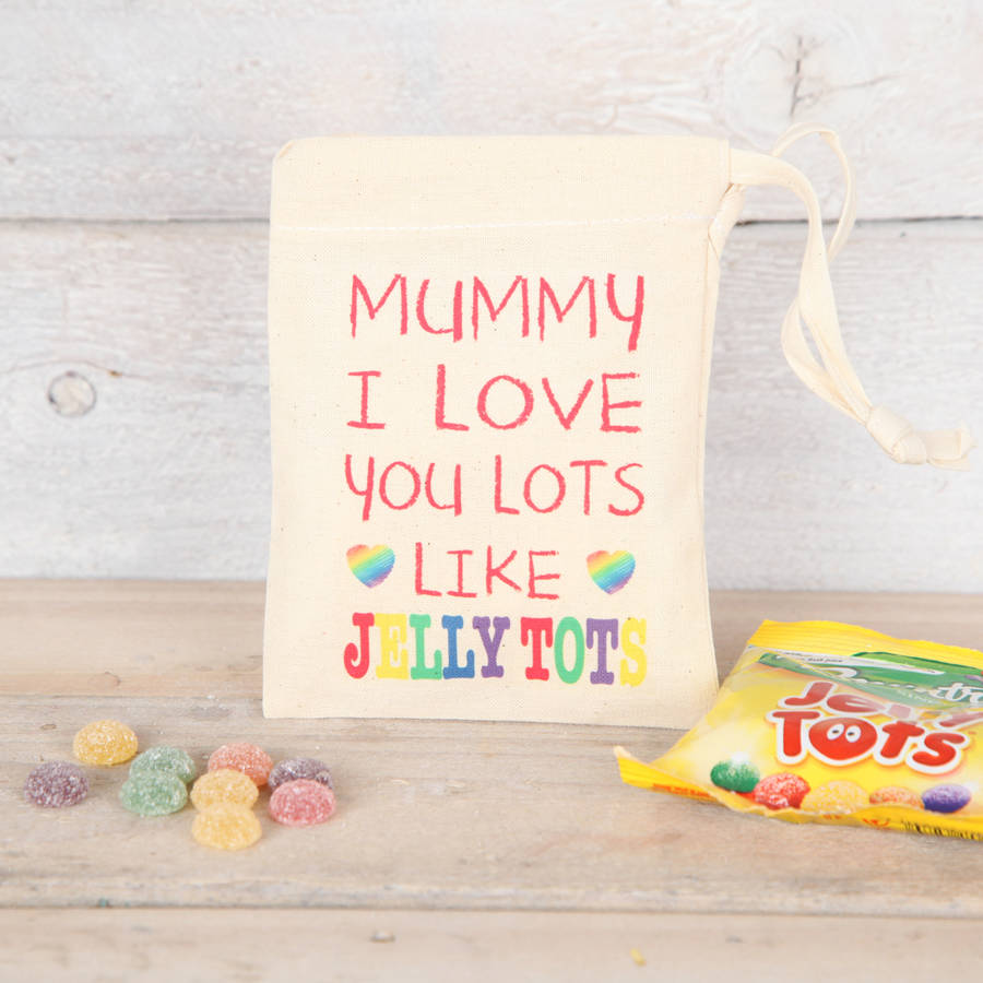 Personalised Love You Lots Jelly Tots Bag, 1 of 7