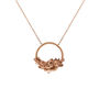 Rose Halo Necklace Gold/Silver/Rose Gold, thumbnail 5 of 11