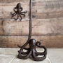 Ozzy Octopus Cast Iron Loo Roll Holder And Wall Hook, thumbnail 3 of 7
