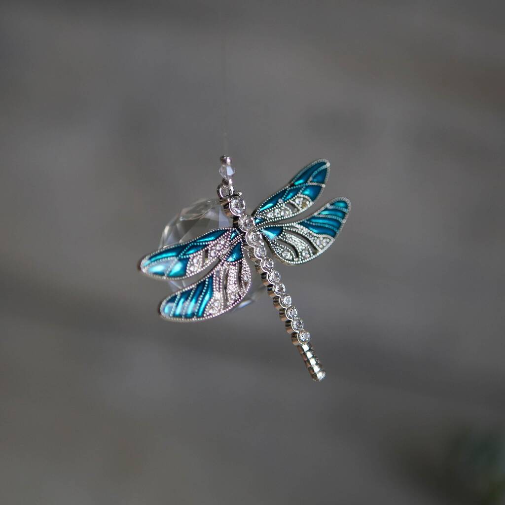 Crystal Dragonfly Suncatcher A Pocket Full Of Rainbows, 1 of 6