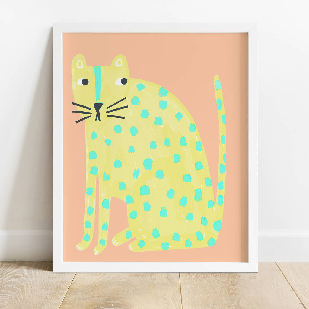 Spotty Leopard Print By Darcie Olley | notonthehighstreet.com