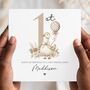Silly Goose 1st Birthday Card, Neutral Birthday Card For Daughter, Any Relationship, thumbnail 1 of 2